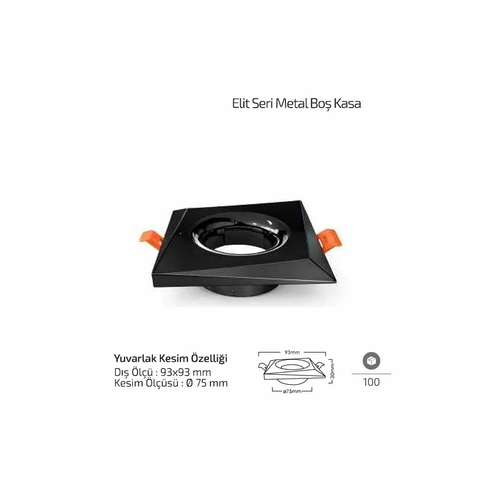 Forlife Elit Metal Boş Spot Kasa Platin FL-1902 P - ek resim