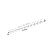 Forlife Opak Difüzörlü Magnet Armatür 40W 3200k Gün Işığı FL-6604 2