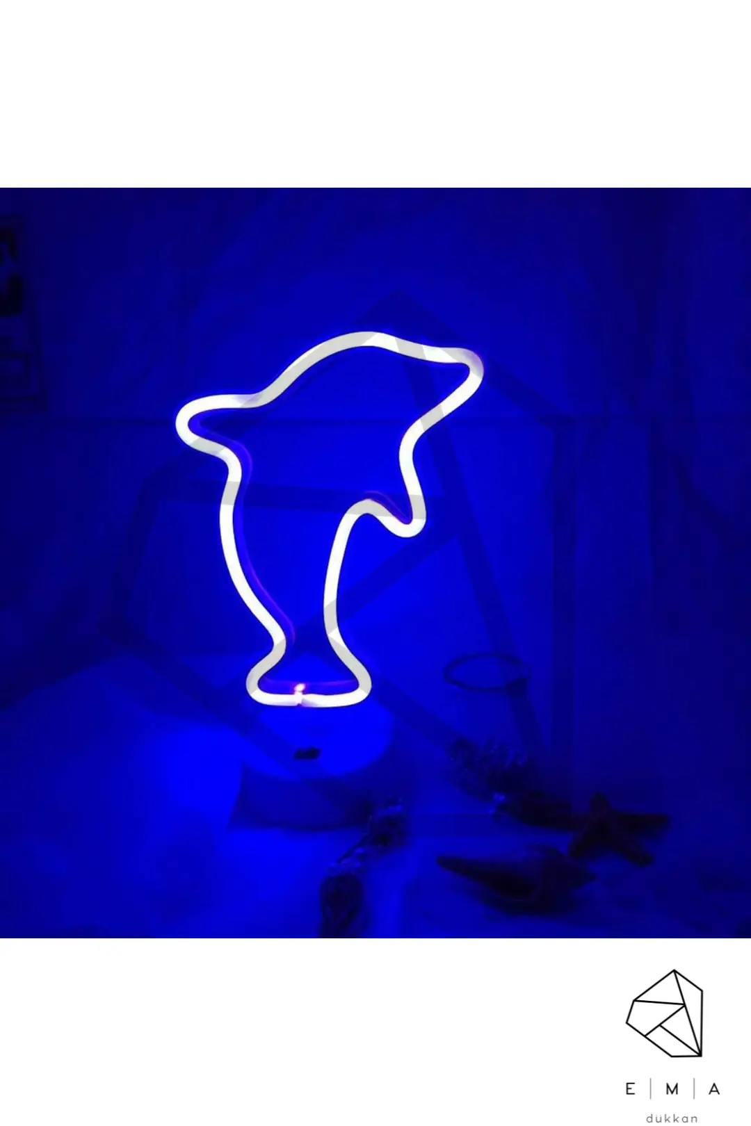 Yunus Neon LED Gece Lambası | USB ve Pilli 1