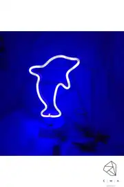 Yunus Neon LED Gece Lambası | USB ve Pilli 1