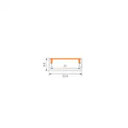 Forlife Alüminyum Profil Sıva Altı 21 Mm Gümüş 3 Metre FL-8522 2