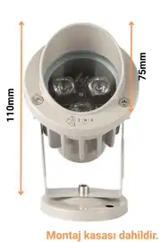 Bahçe Armatürü 3W | IP65 Alüminyum Gövde FL-2079 2