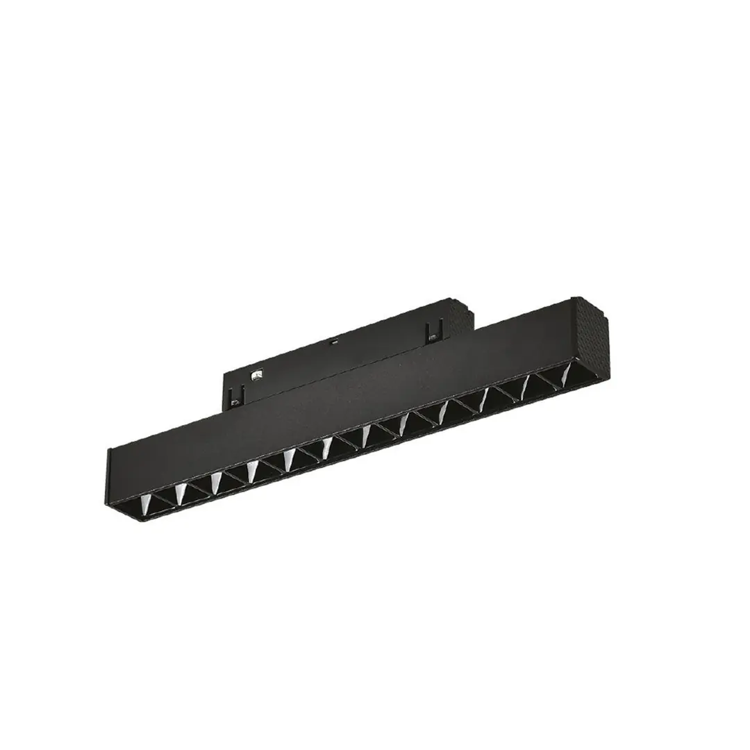 Forlife Siyah Kompakt Lensli Magnet Armatür 12W 3200k Gün Işığı FL-6612 1