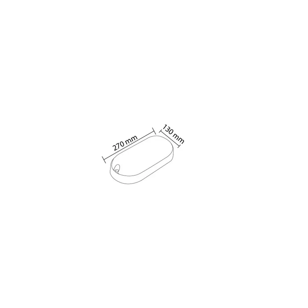 Forlife 22W Beyaz Glop Armatür Ip65 3200k Gün Işığı FL-1126 B - ek resim