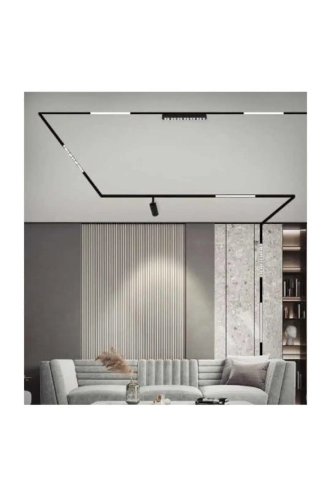 Forlife Beyaz Lensli Magnet Armatür 18W 3200K Gün Işığı FL-6613 W - ek resim