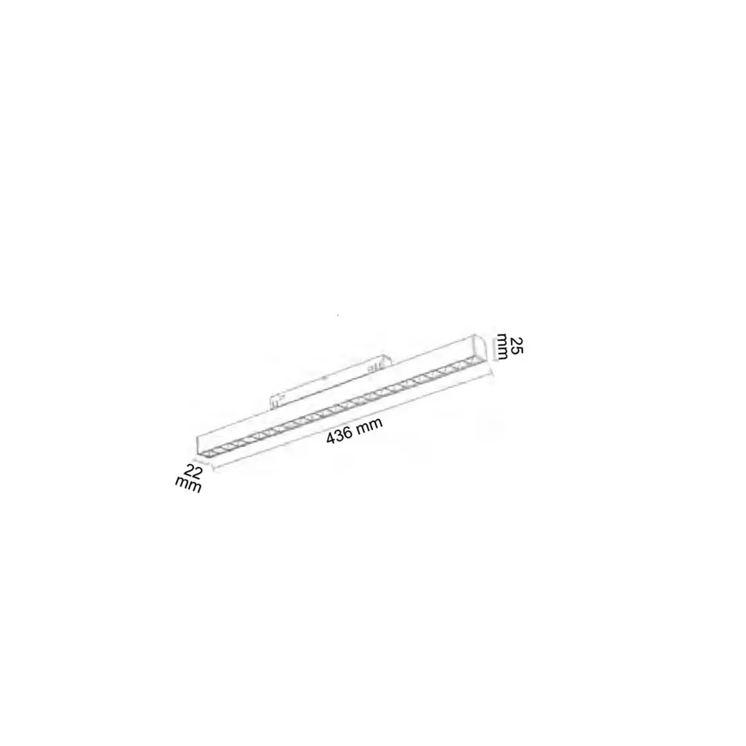 Forlife Rose Kompakt Lensli Magnet Armatür 24W 3200k Gün Işığı FL-6614 R - ek resim