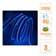 220 Volt Mavi Neon Şerit Led 2