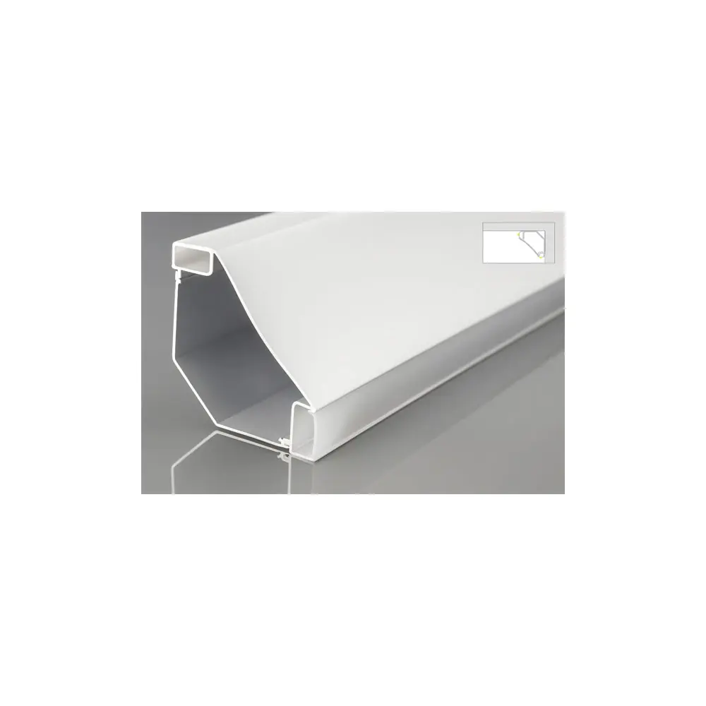 Forlife Alüminyum Alçıpan Profil 3 Led Kanallı 90 Derece Gümüş 3 Metre FL-8541