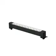 Forlife Siyah Kasa Beyaz Lensli Ray Armatürü 20W 4000K Ilık Beyaz FL-5582 Sw 1