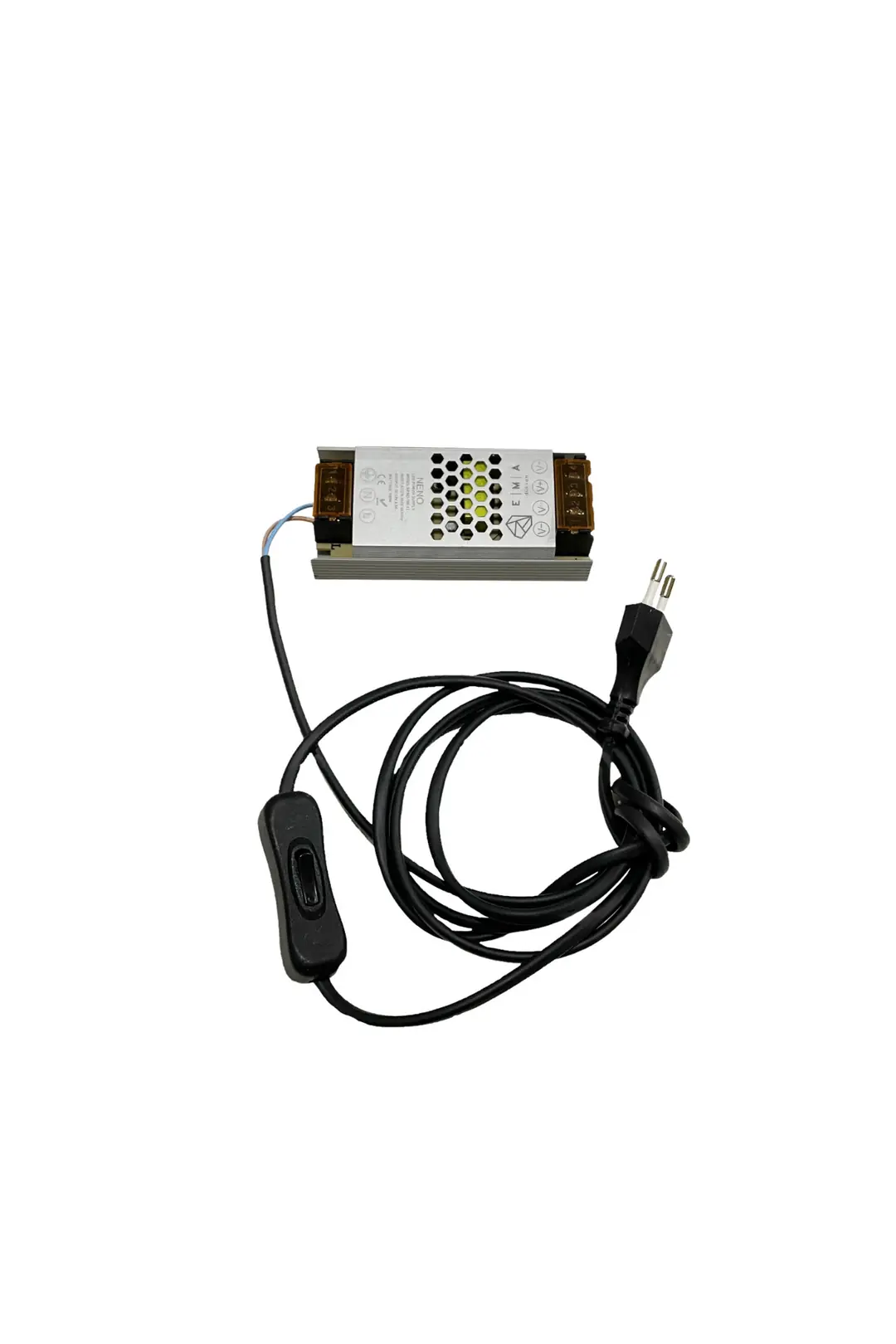 12V 5A Ultra Slim LED Trafo Anahtarlı Fişli 60W 3