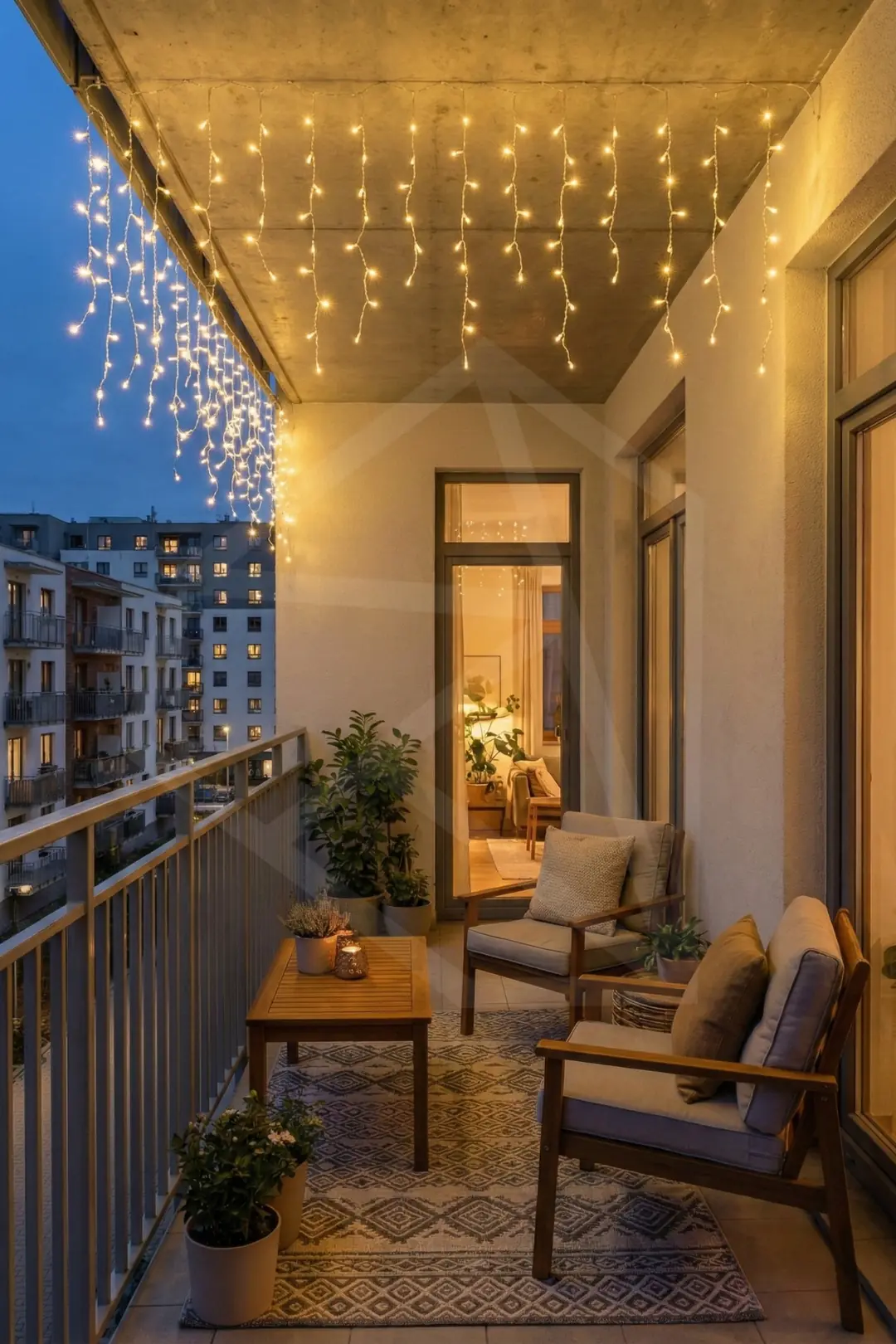 Saçak LED 140 LED 3 Metre Gün Işığı | IP44, Animasyonlu - ek resim