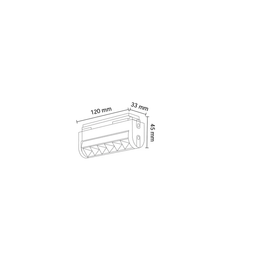 Forlife Kompakt Lensli Hareketli Pro Magnet Armatür 6W 4000k Ilık Beyaz FL-5430 - ek resim