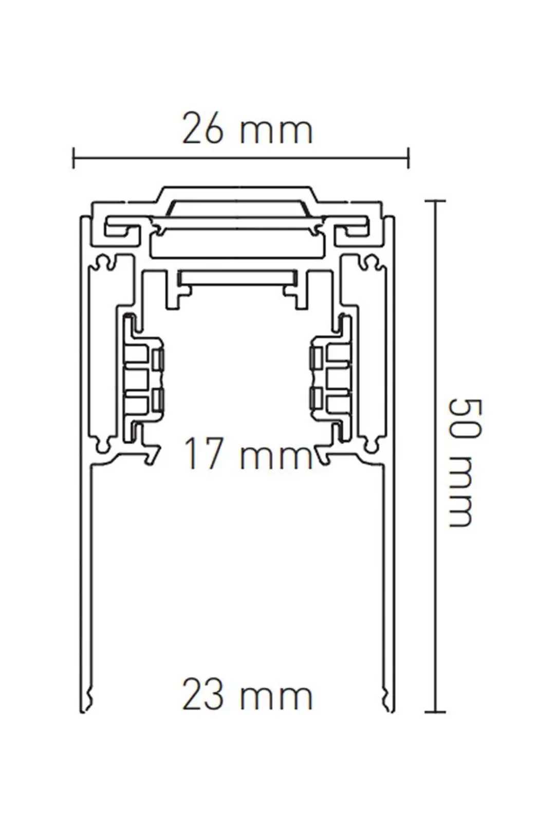 Forlife Sıva Üstü Magnet Ray 1 Metre FL-5531 3