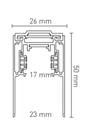 Forlife Sıva Üstü Magnet Ray 1 Metre FL-5531 3