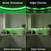 12 Volt Yeşil Neon Şerit Led 2