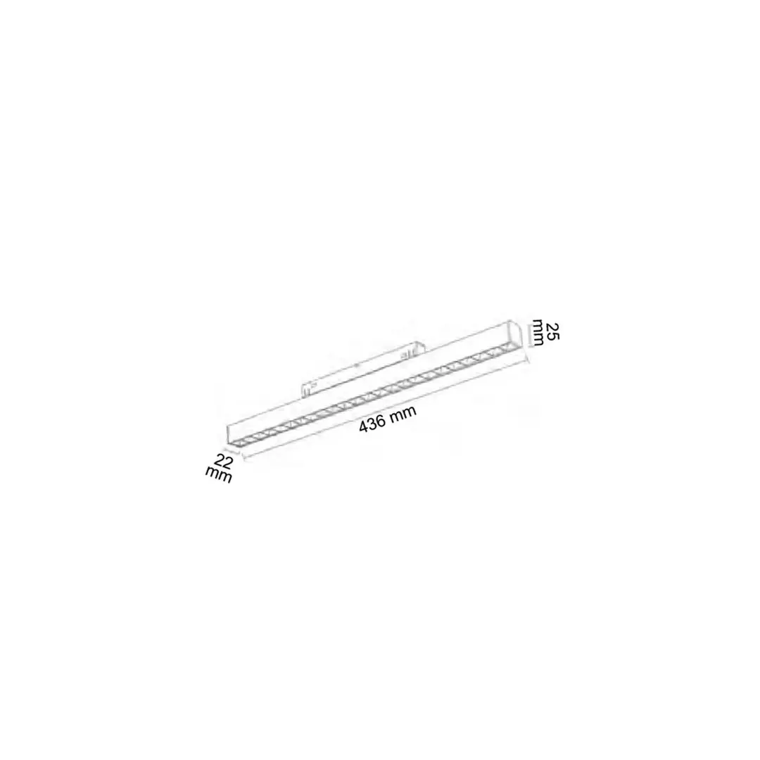 Forlife Silver Kompakt Lensli Magnet Armatür 24W 4000k Ilık Beyaz FL-6614 S - ek resim
