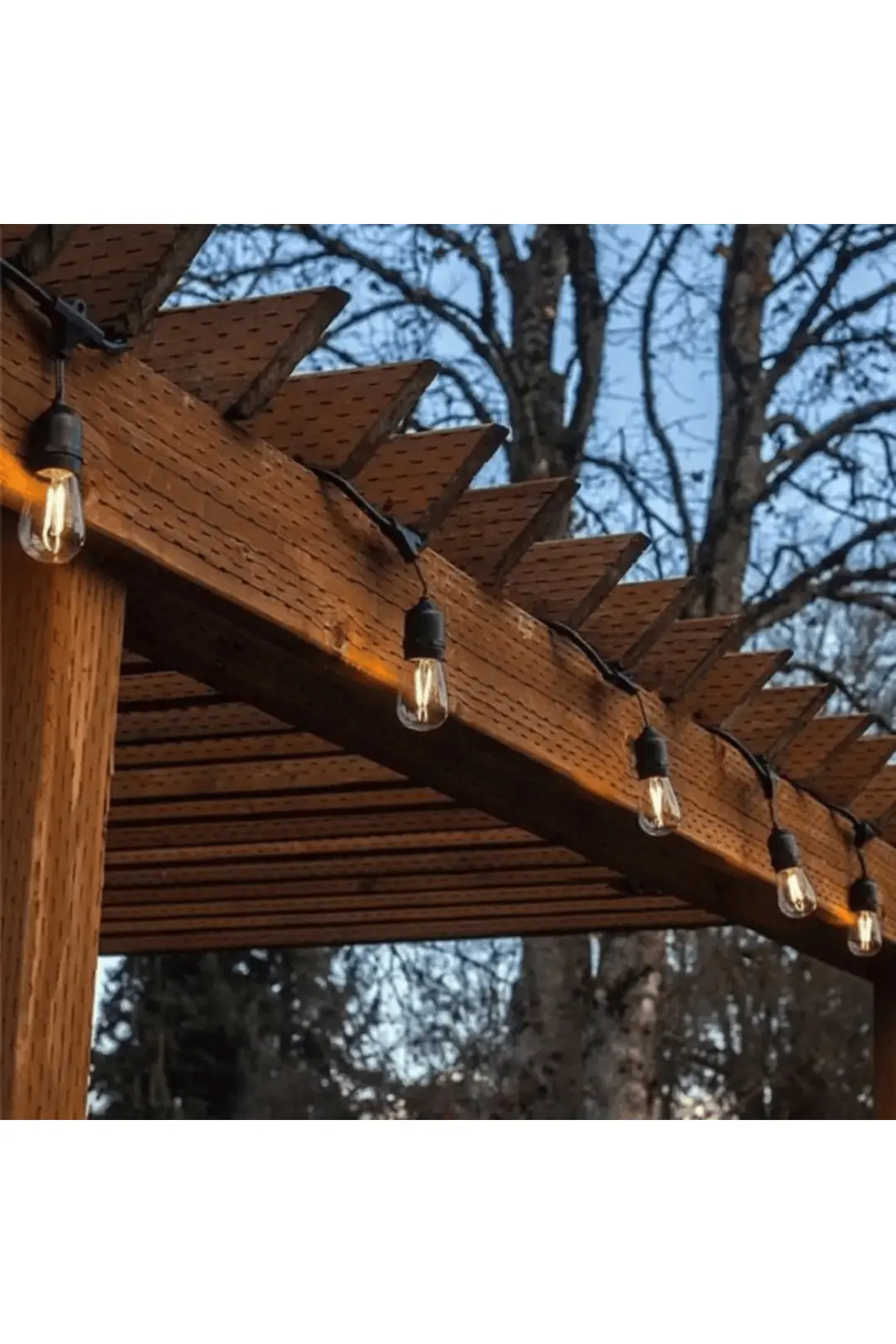 220V S14 Ampullü Bahçe Işık Seti 10 Metre 3000K | IP65 3