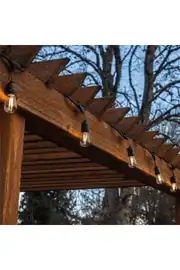220V S14 Ampullü Bahçe Işık Seti 10 Metre 3000K | IP65 3