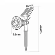 Forlife 18W Solar Bahçe Çim Armatürü FL-3126 3