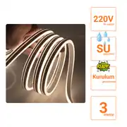 220 Volt Ilık Beyaz 4000K Neon Şerit Led 2