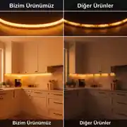 12 Volt Amber Neon Şerit Led 6