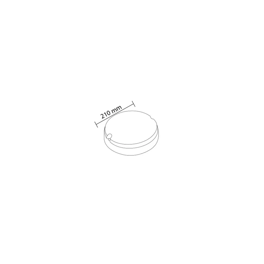 Forlife 22W Beyaz Glop Armatür Ip65 3200k Gün Işığı FL-1123 B - ek resim