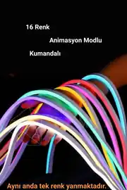 12 Volt RGB Neon Şerit Led 3