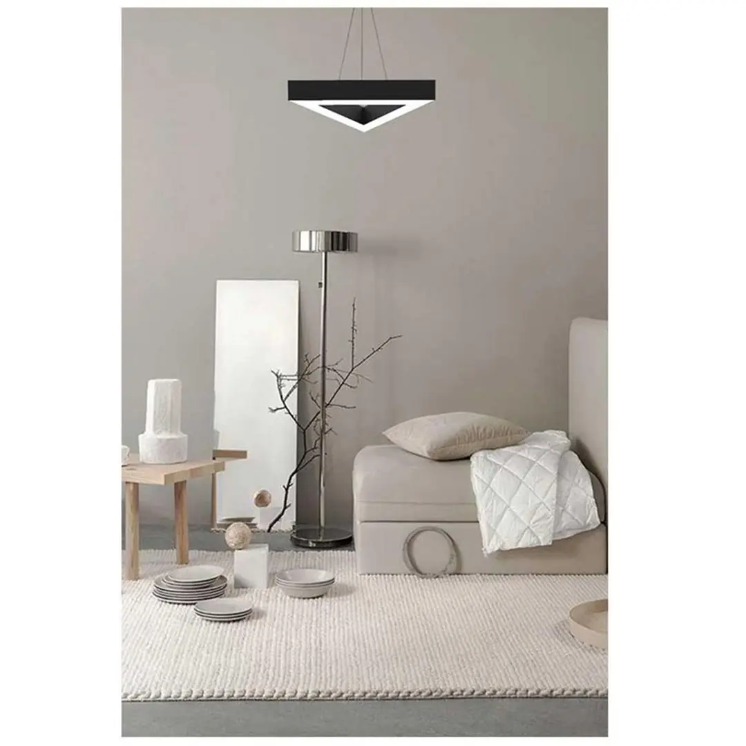 Forlife Üçgen Linear Armatür 60x60x60cm 60W 6500k Beyaz FL-99026 2