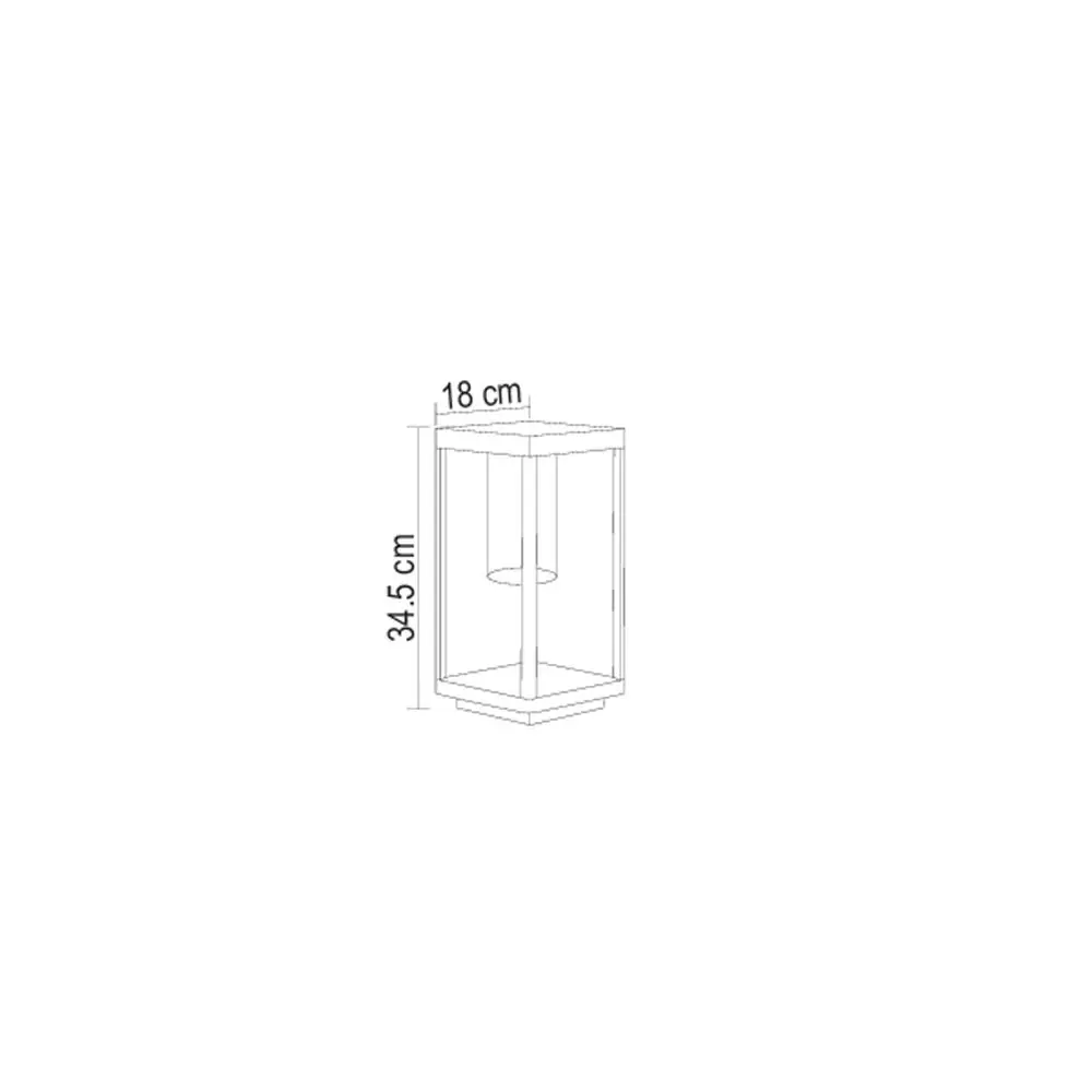 Forlife Solar Set Üstü Bahçe Armatürü 60W FL-3304 - ek resim