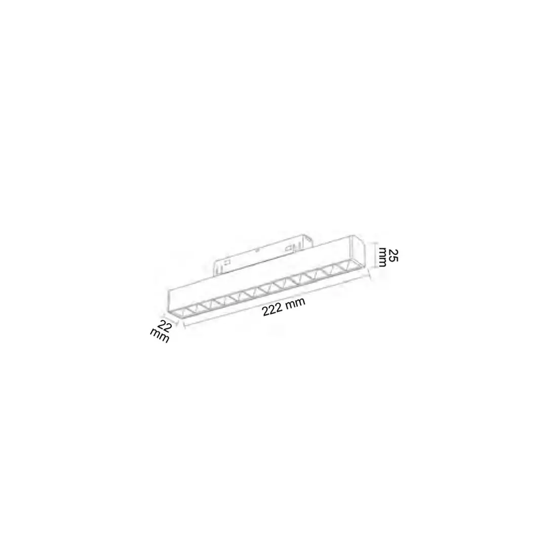 Forlife Rose Kompakt Lensli Magnet Armatür 12W 3200k Gün Işığı FL-6612 R 2
