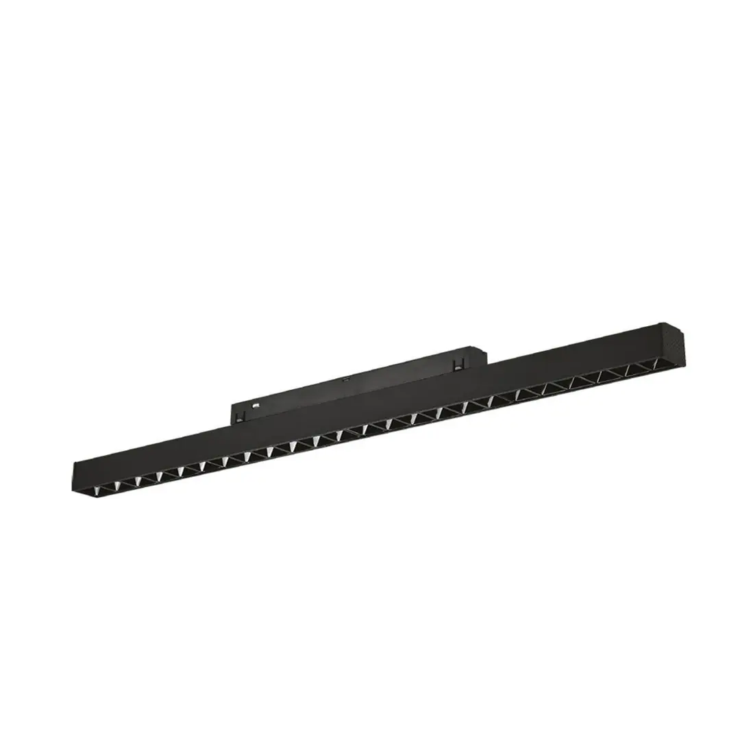 Forlife Siyah Kompakt Lensli Magnet Armatür 24W 3200k Gün Işığı FL-6614