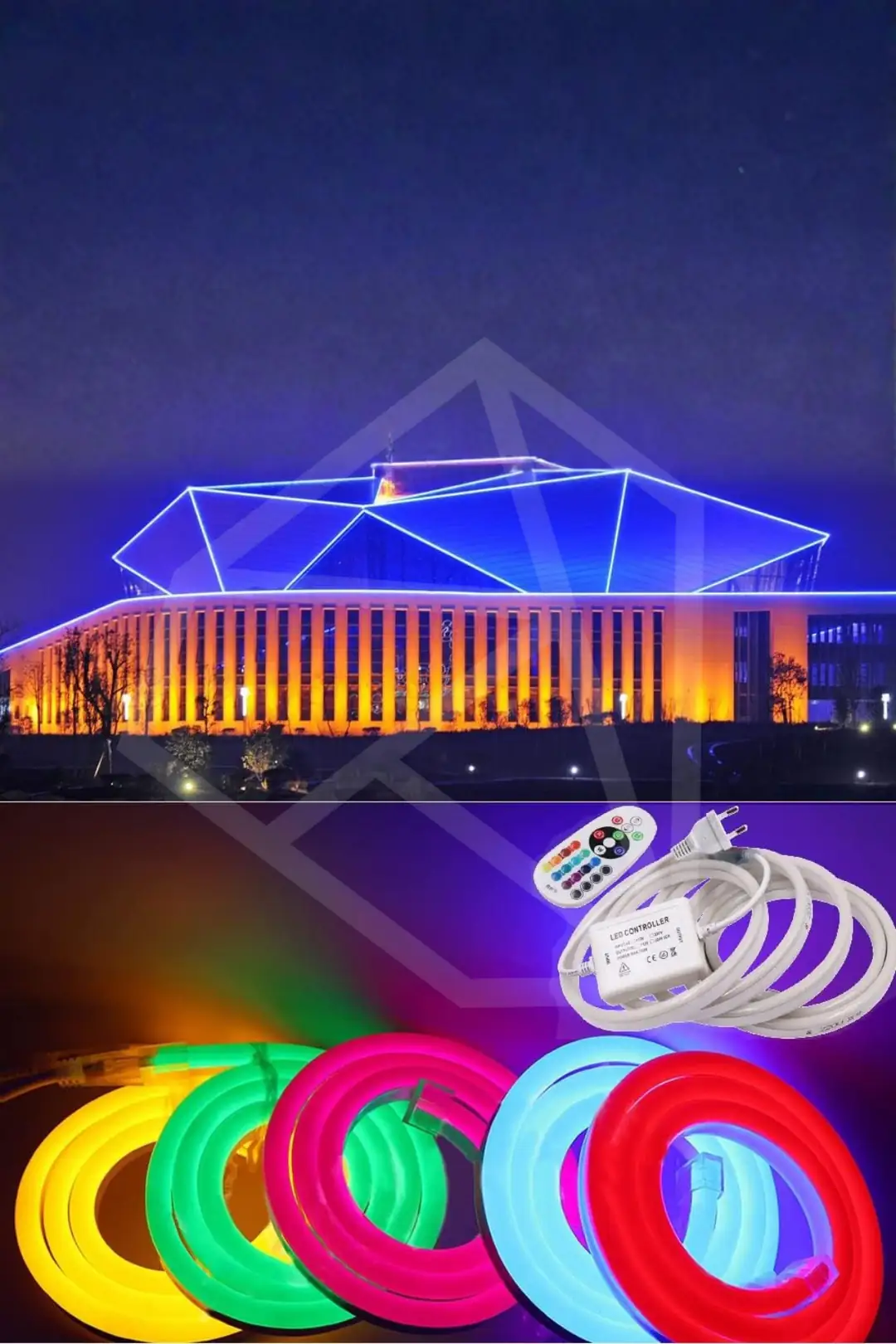 220 Volt RGB Neon Led - ek resim