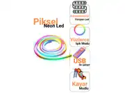 USB Piksel Neon Led 1