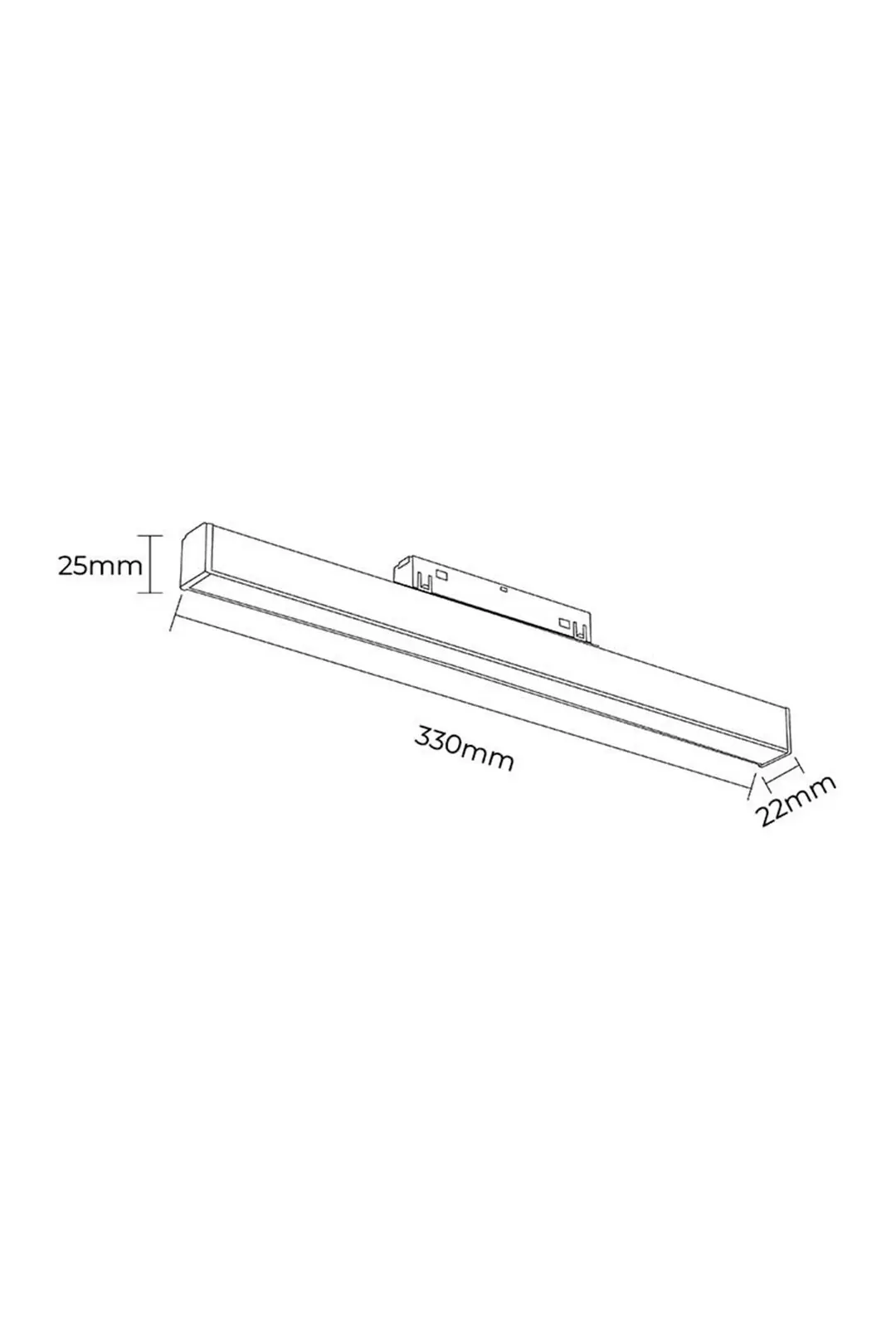 Forlife Opak Difüzörlü Magnet Armatür 10W 4000K Ilık Beyaz FL-5502 3