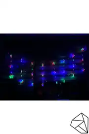 RGB Yıldız Perde Led 136 LED | Kumandalı, Çok Renkli 5