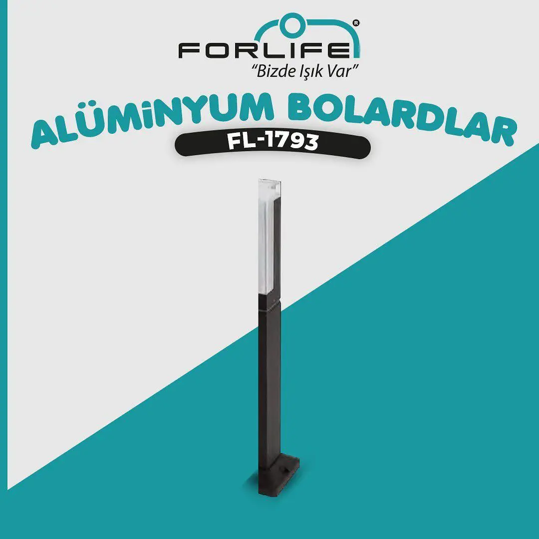 Forlife Bollard Bahçe Armatürü Ladin 40cm 10W 3200k Gün Işığı FL-1793 5