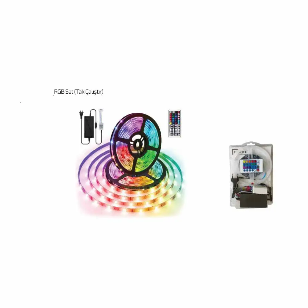 Forlife Şerit Led Rgb 5 Metre Kumandalı Tak Çalıştır FL-5125 - ek resim