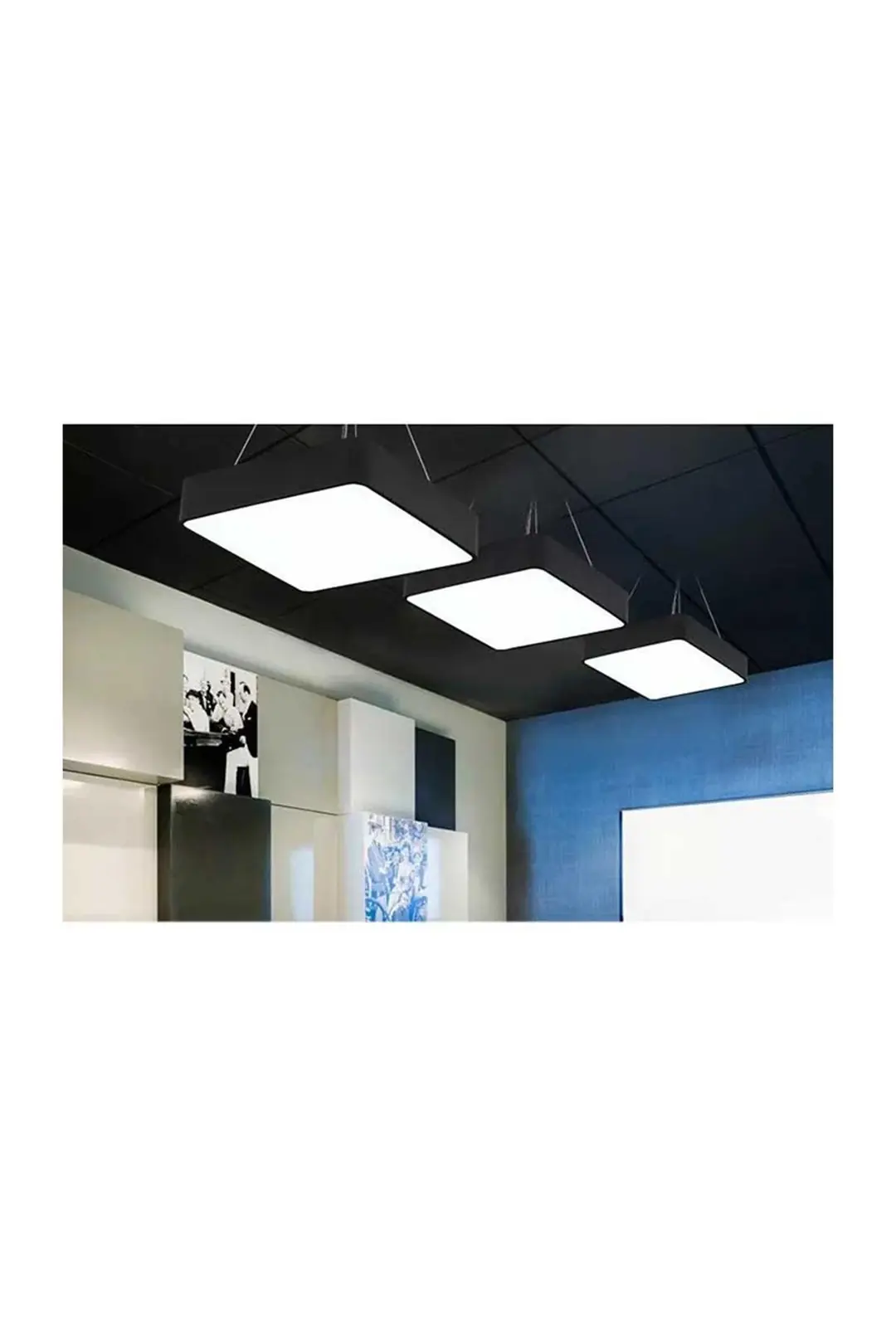 Forlife Kare Davul Linear Armatür 90x90cm 140W 3200k Gün Işığı FL-99070 2