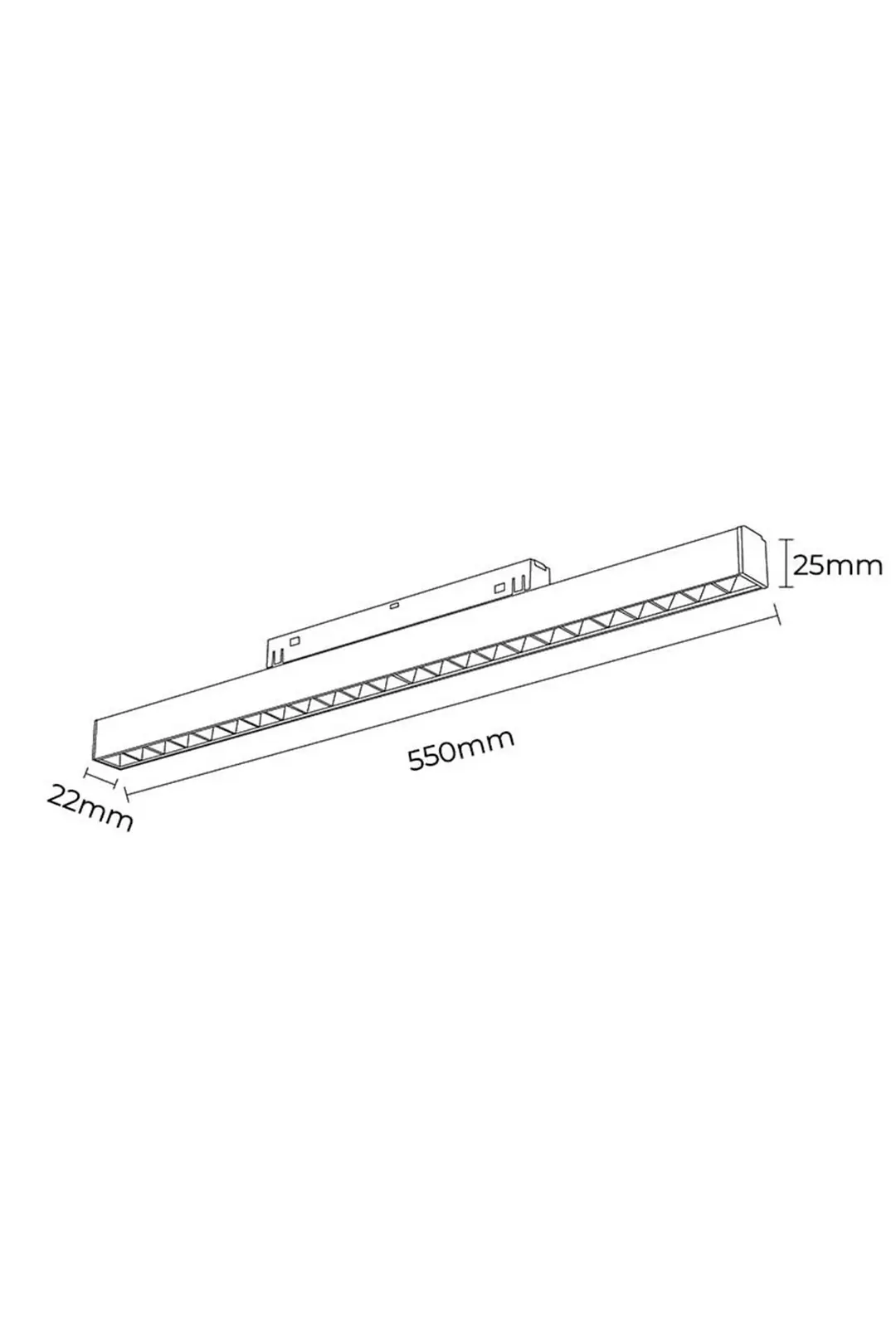 Forlife Beyaz Kompakt Lensli Magnet Armatür 24W 3200K Gün Işığı FL-6614 W 5