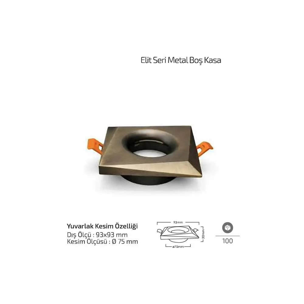 Forlife Elit Metal Boş Spot Kasa Eskitme FL-1902 E - ek resim