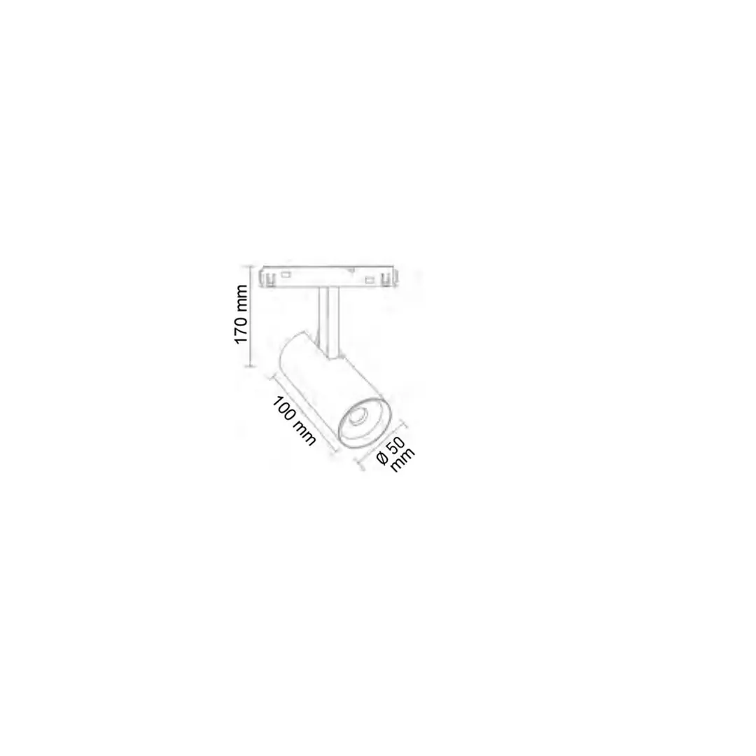 Forlife Pro Magnet Ray Spot 10W 4000k Ilık Beyaz FL-5420 - ek resim