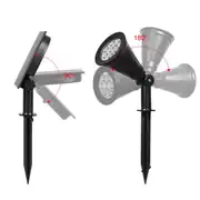 Forlife 18W Solar Bahçe Çim Armatürü FL-3126 7