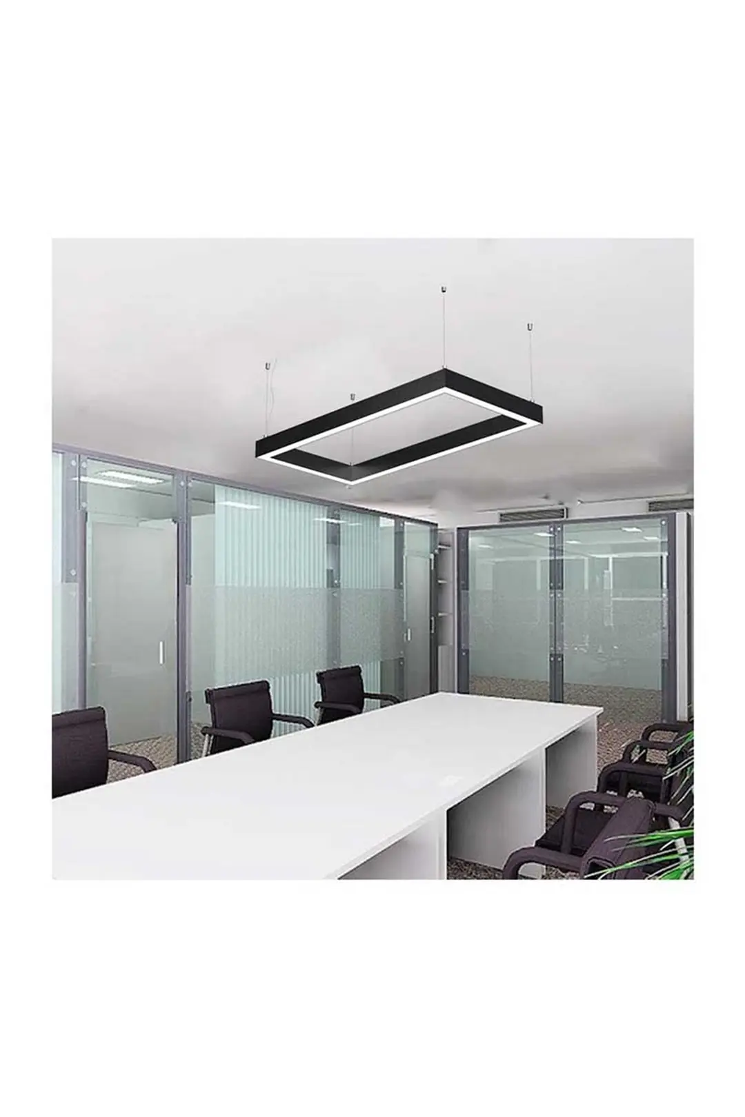 Forlife Dikdörtgen Linear Armatür 60x120cm 115W 6500k Beyaz FL-99040 - ek resim