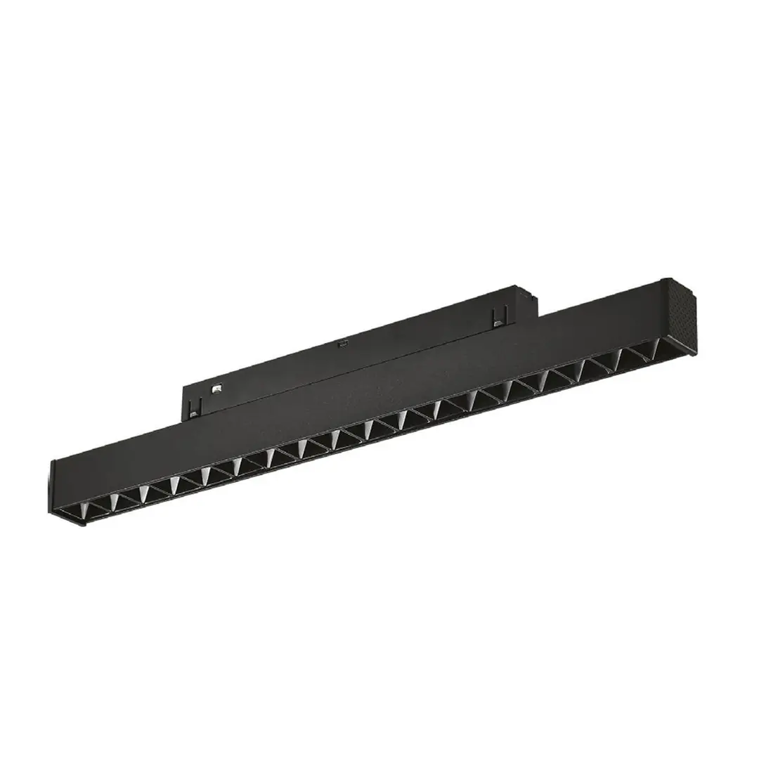 Forlife Siyah Kompakt Lensli Magnet Armatür 18W 3200k Gün Işığı FL-6613