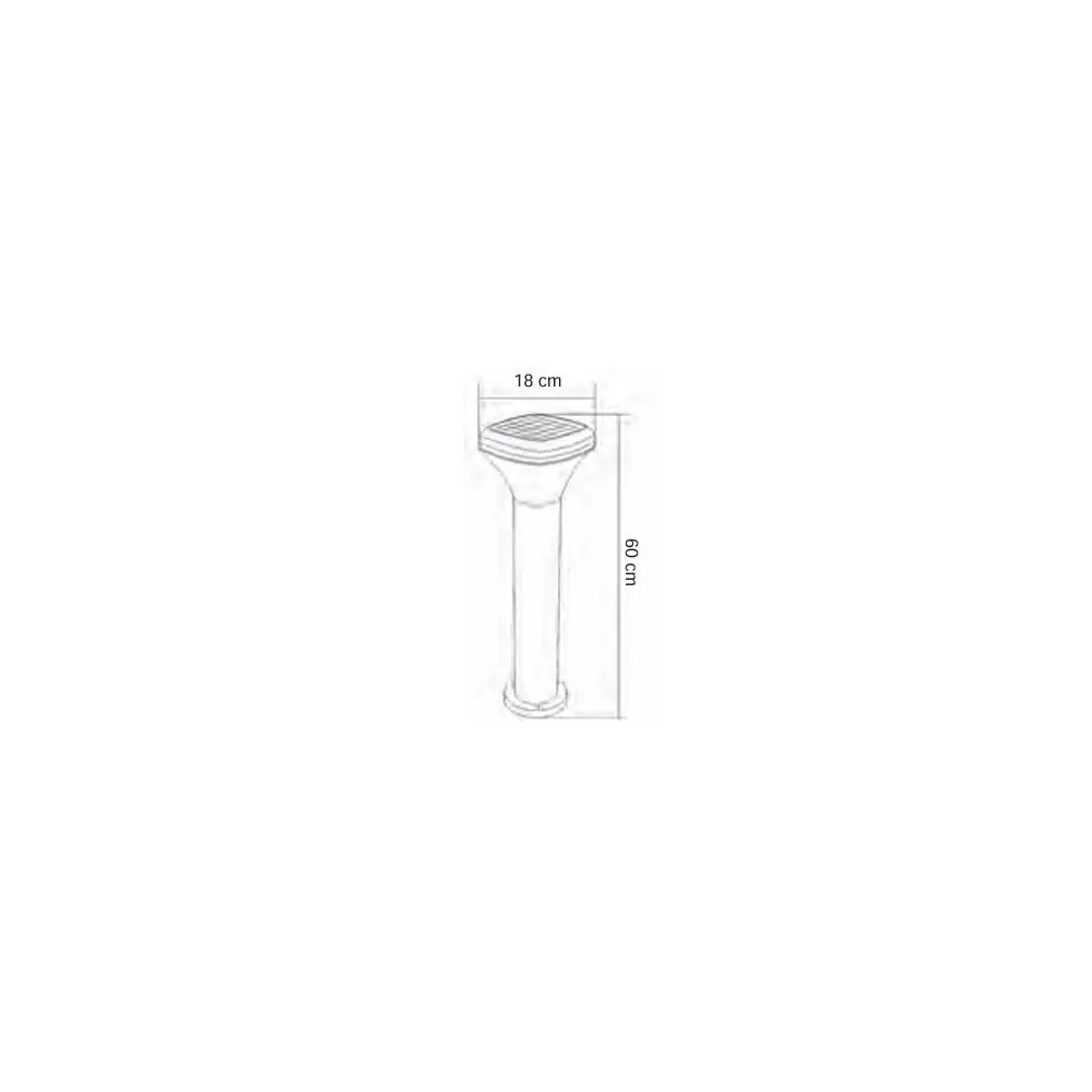 Forlife Solar Bahçe Armatürü 100W FL-3339 2