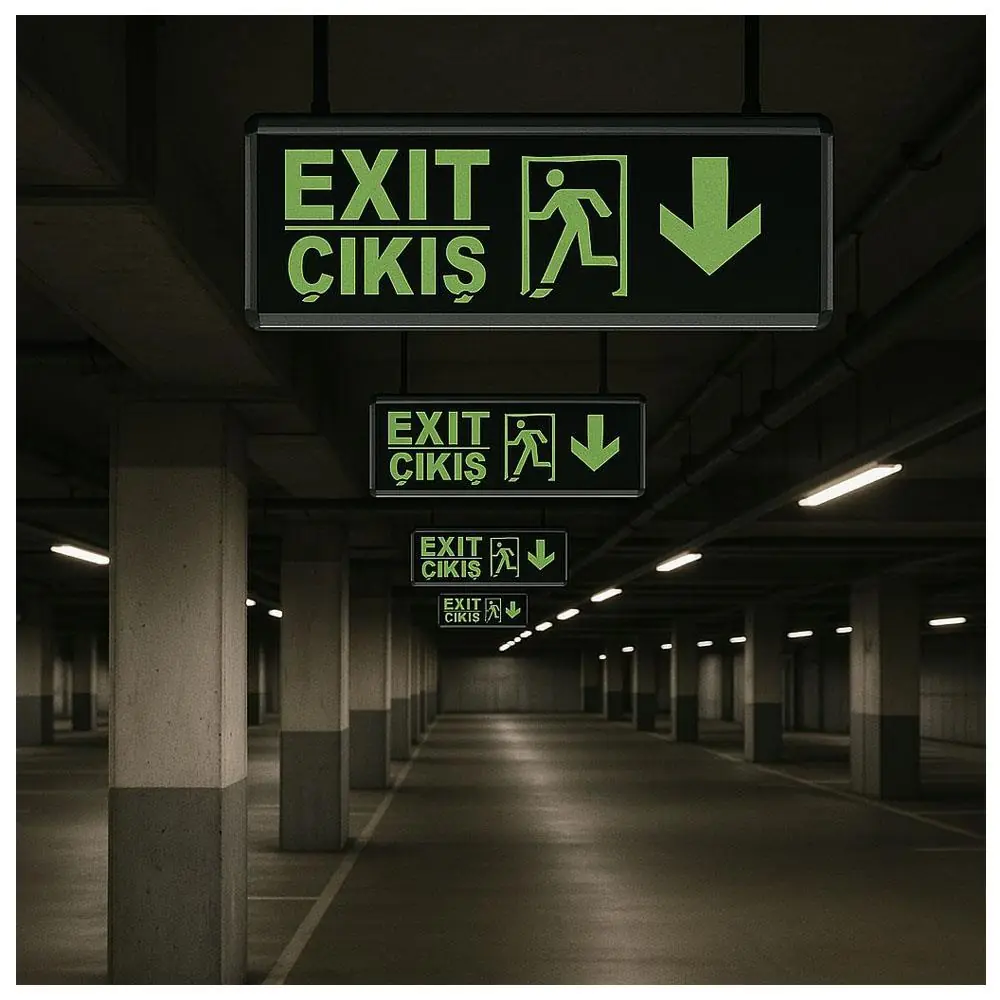 Exit Acil Çıkış Armatürü 3W FL-9002 4