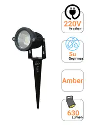 7W Kazıklı Çim Armatürü 5