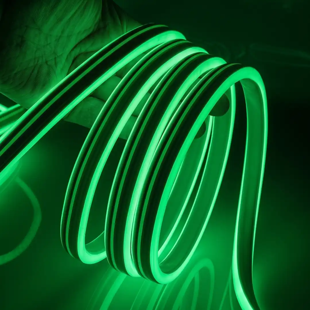 220 Volt Yeşil Neon Şerit Led