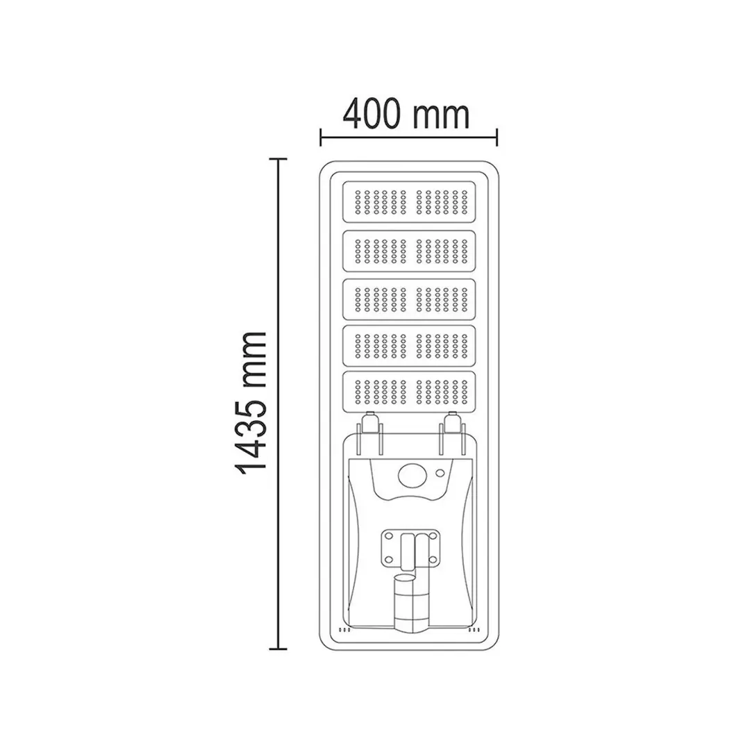 Forlife Solar Sokak Lambası 500W 6500k Beyaz FL-3187 - ek resim