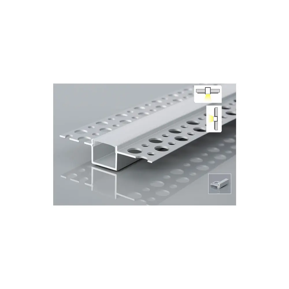 Forlife Alüminyum Profil Trimles 12 Mm Gümüş 3 Metre FL-8531